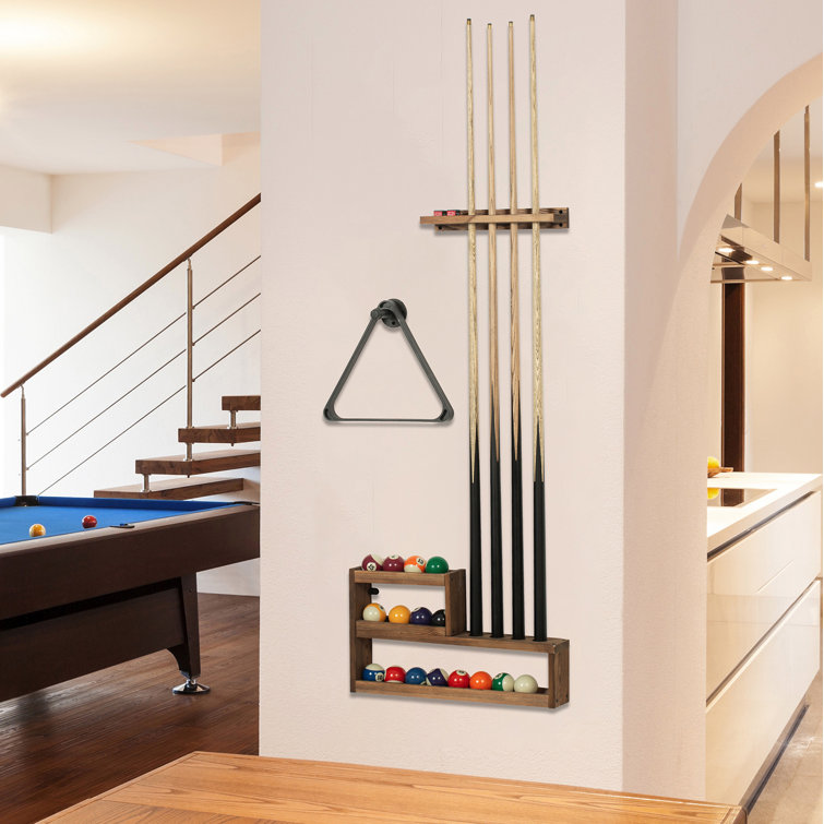 MyGift Pool Cue Rack Wayfair